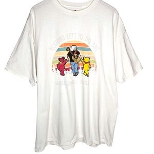 Jerry Garcia Grateful Dead Bears Tee Shirt Smile Jam Band Classic Rock Fan 2XL
